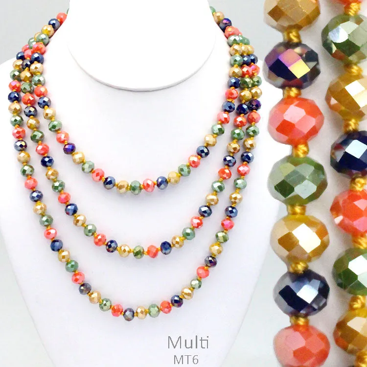 * Orange, Mustard, Olive, Purple Mix Crystal 60