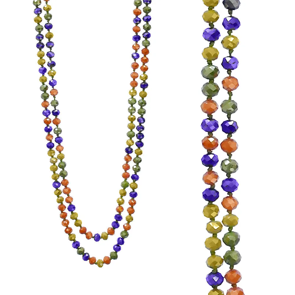 * Orange, Mustard, Olive, Purple Mix Crystal 60