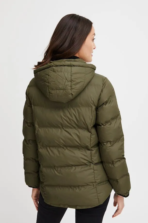 2359- Green Puffer Jacket- Fransa