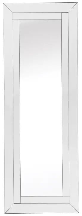 48 Clear Glass Framed Full Length Hanging Mirror