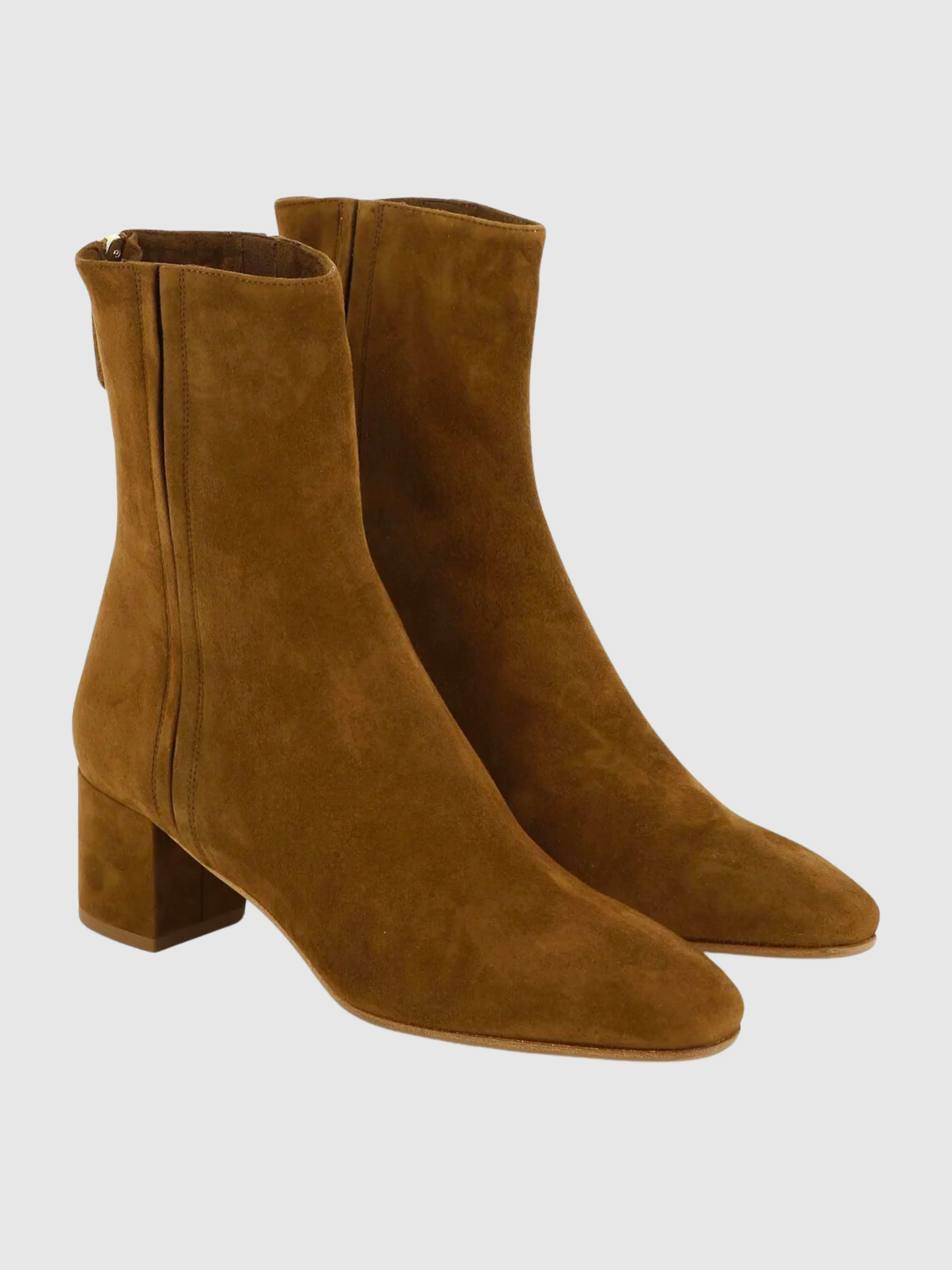 50mm Suede Groove Ankle Boot