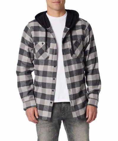 8/4/2023 Switchback Flannel Hoodie for Young Men | UNIONBAY