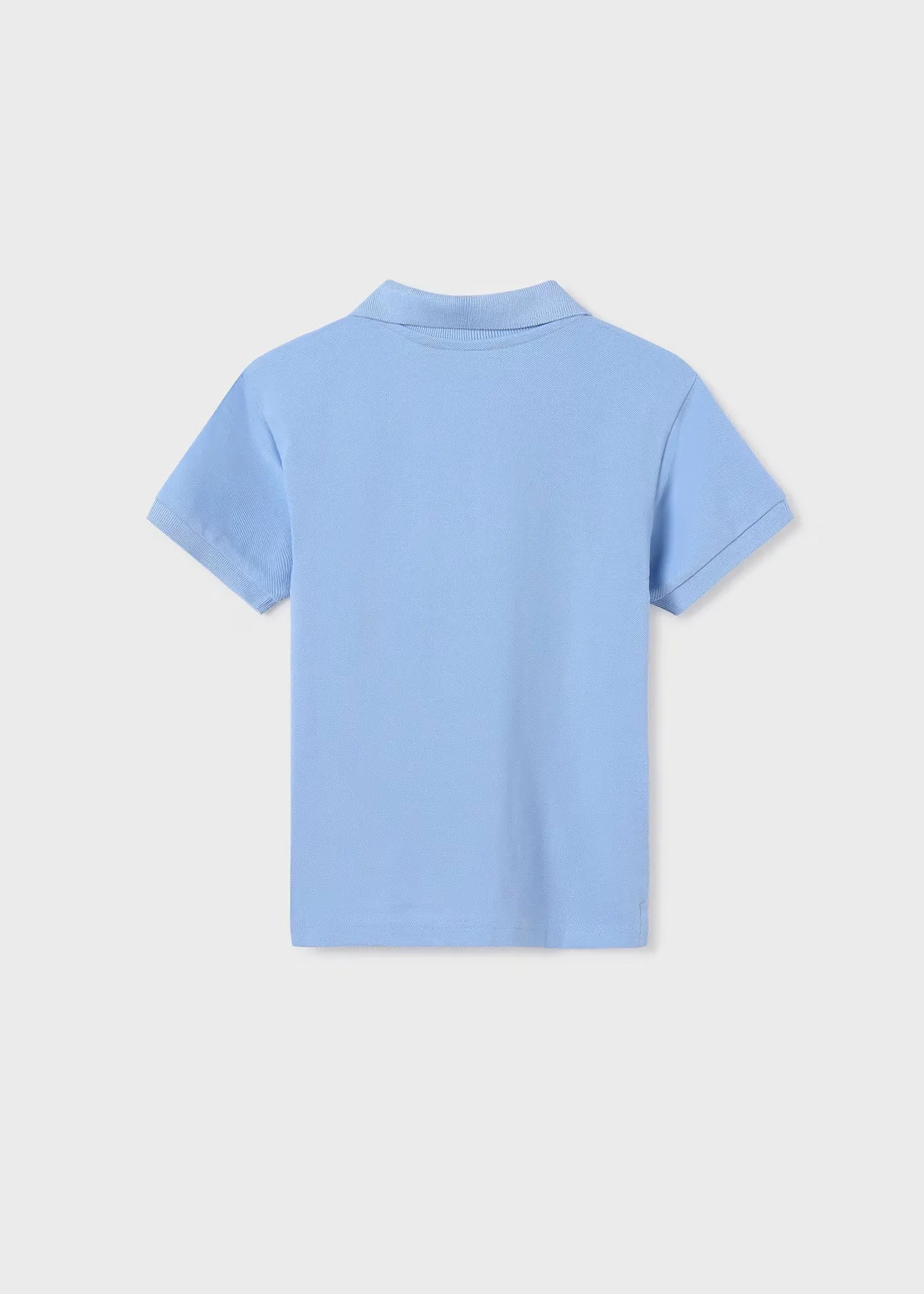 890 - Basic s/s polo for teen boy - Sky Blue