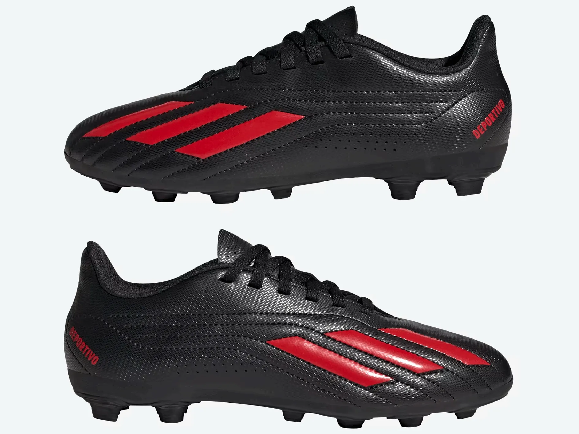 Adidas Junior Deportivo II FXG Boots with FREE Adidas Red Water Bottle <BR> HP2512