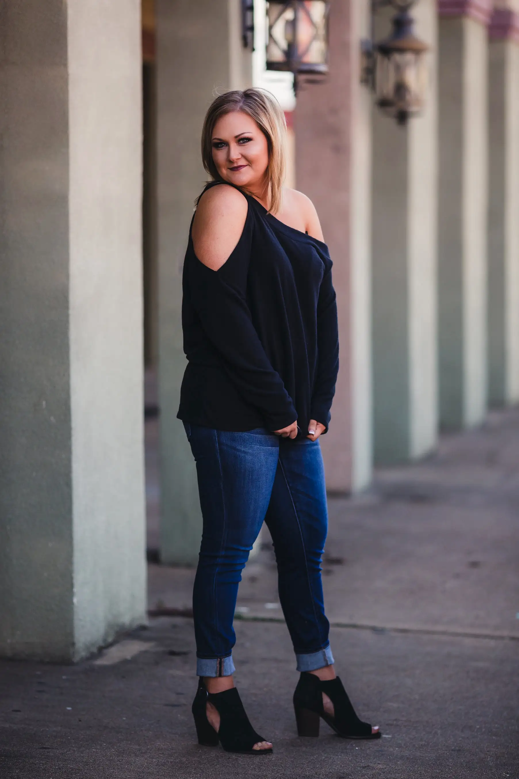 Beautiful Crazy Cold Shoulder Top