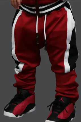 Boy's Chicago Basketball Varsity Athletic Track Pants Jordan Craig