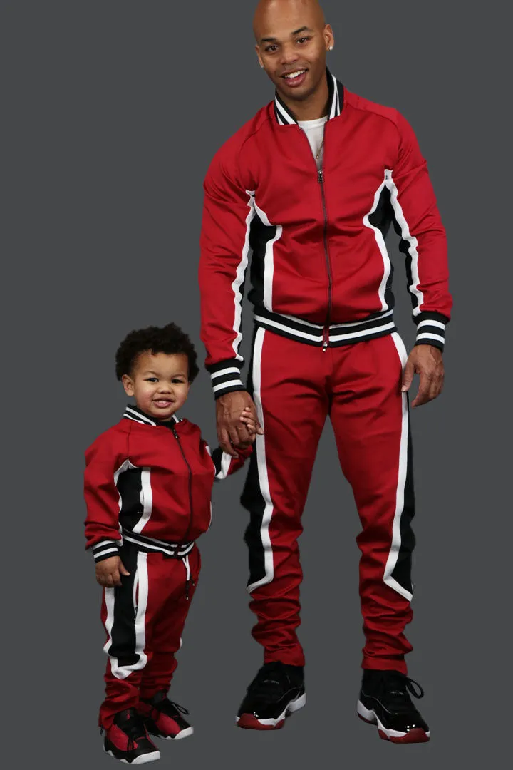 Boy's Chicago Basketball Varsity Athletic Track Pants Jordan Craig