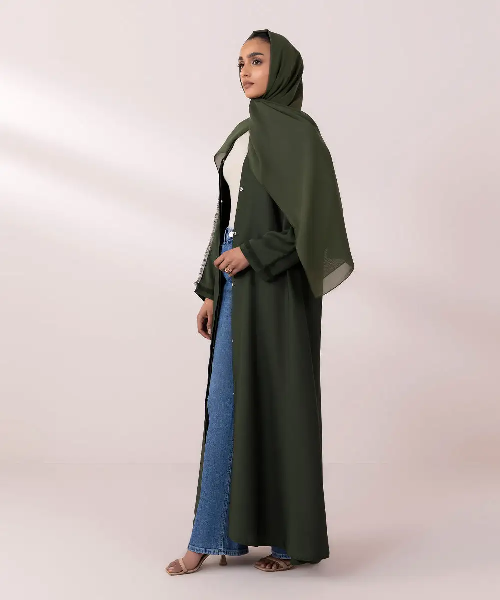 Button Through Abaya