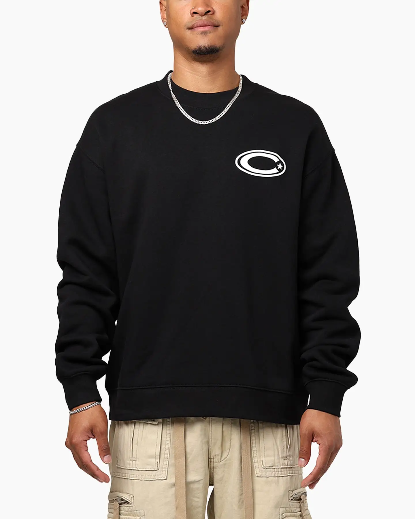 Carre C-Star Oversized Crewneck Black