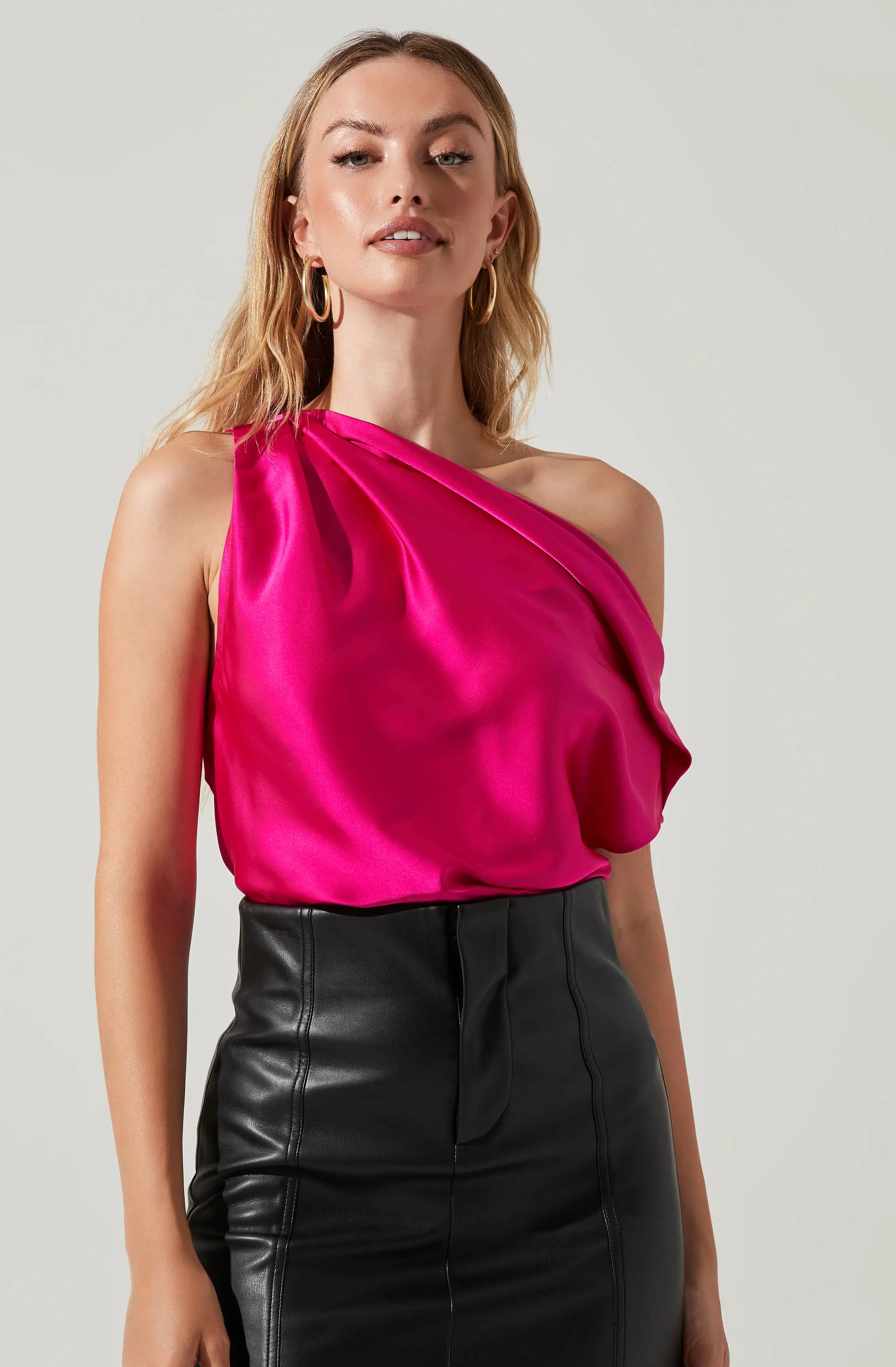 Ceres Satin Off Shoulder Top