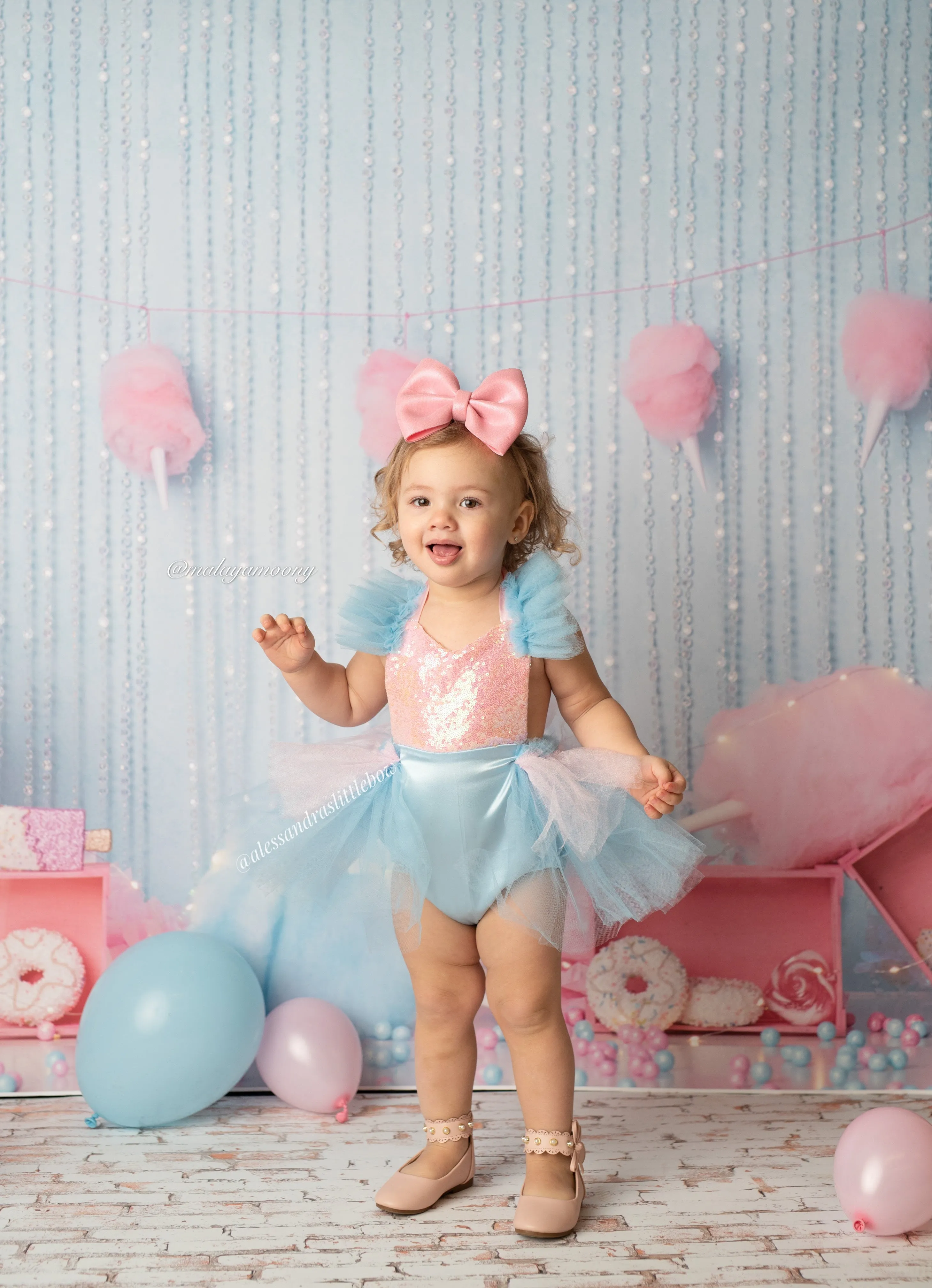 Cotton Candy Tutu Romper