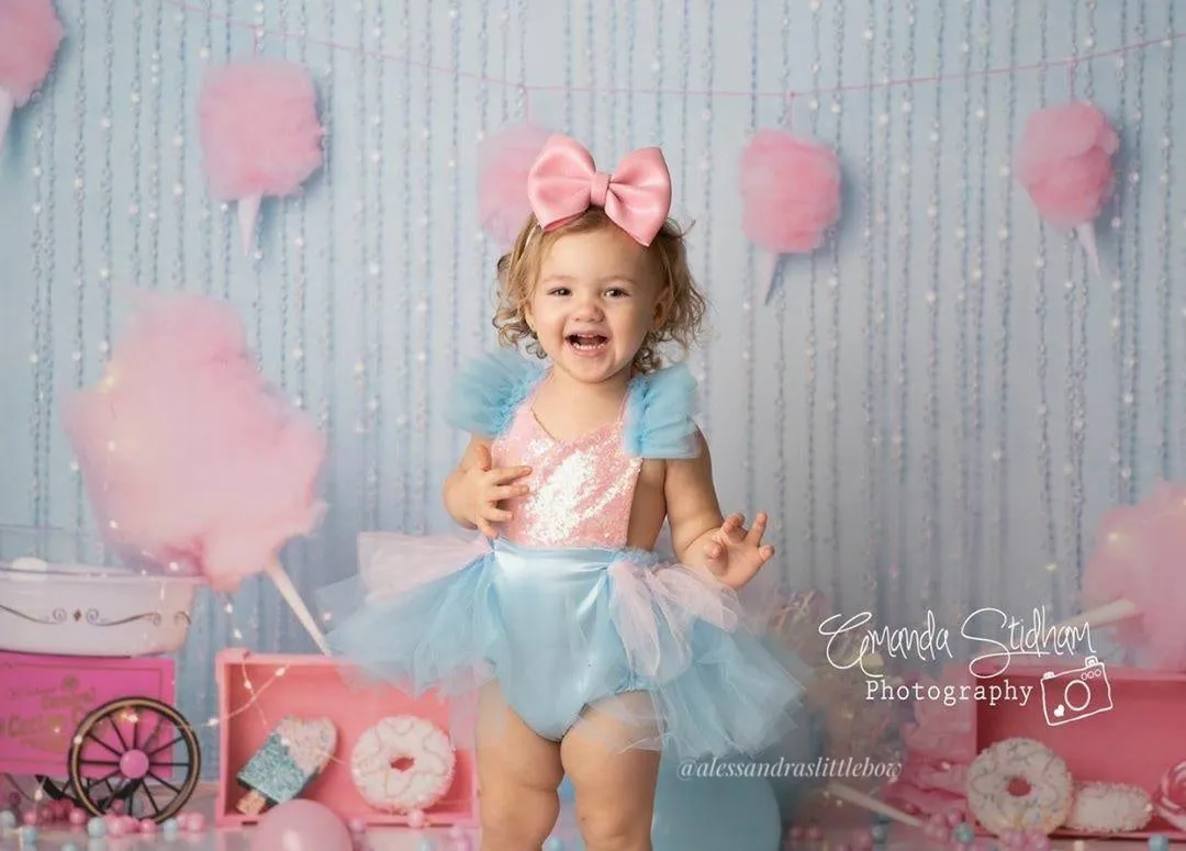 Cotton Candy Tutu Romper