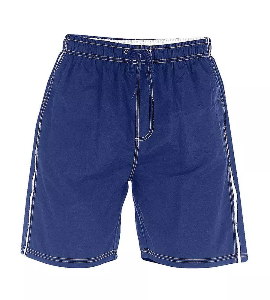 D555 Mens Navy Full Length Swim Short (YARROW NAVY)