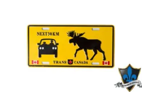 Discover Canada license plate 30cm. X 15cm.