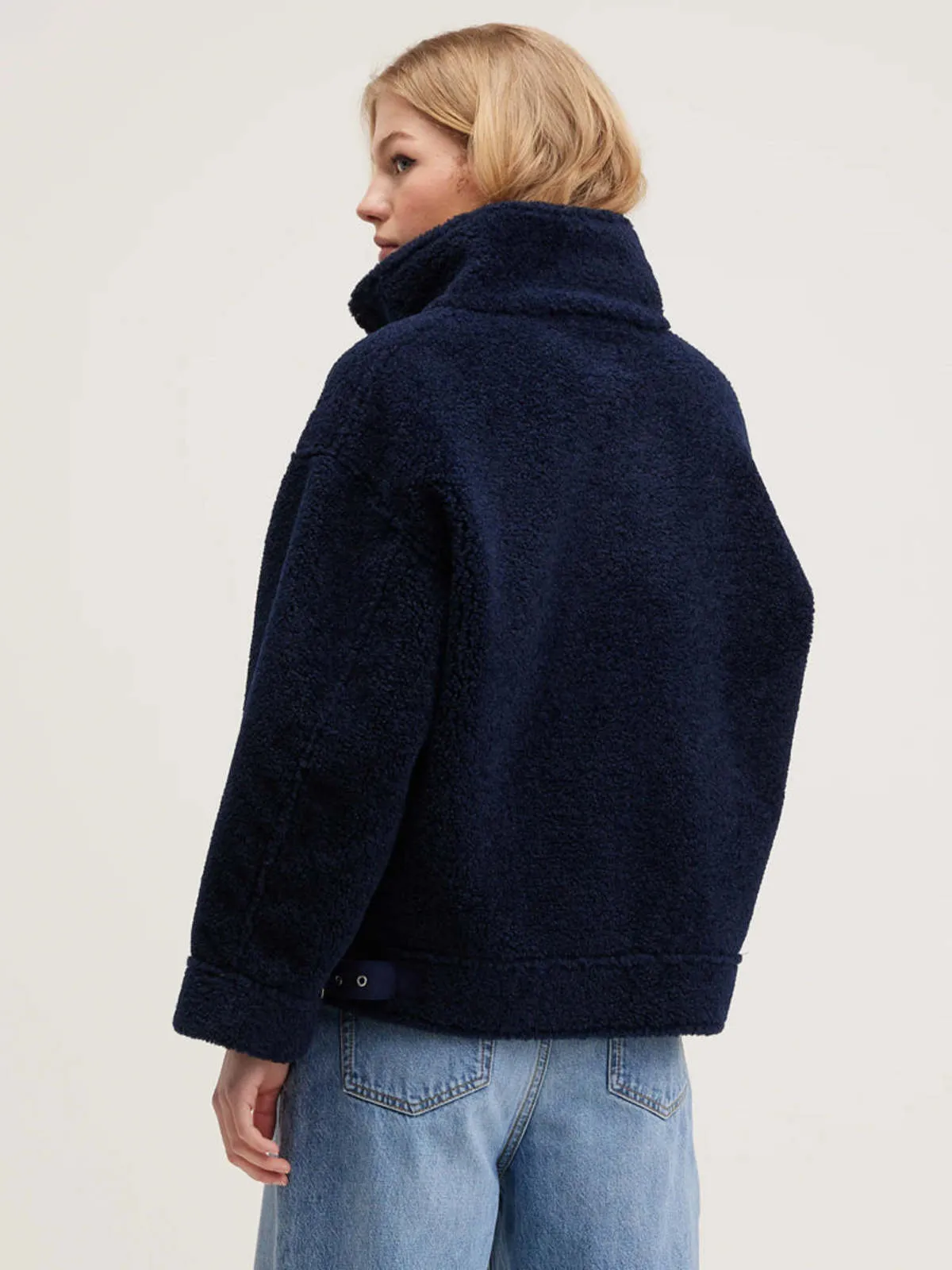 Edwige Fleece Jacket - Naval