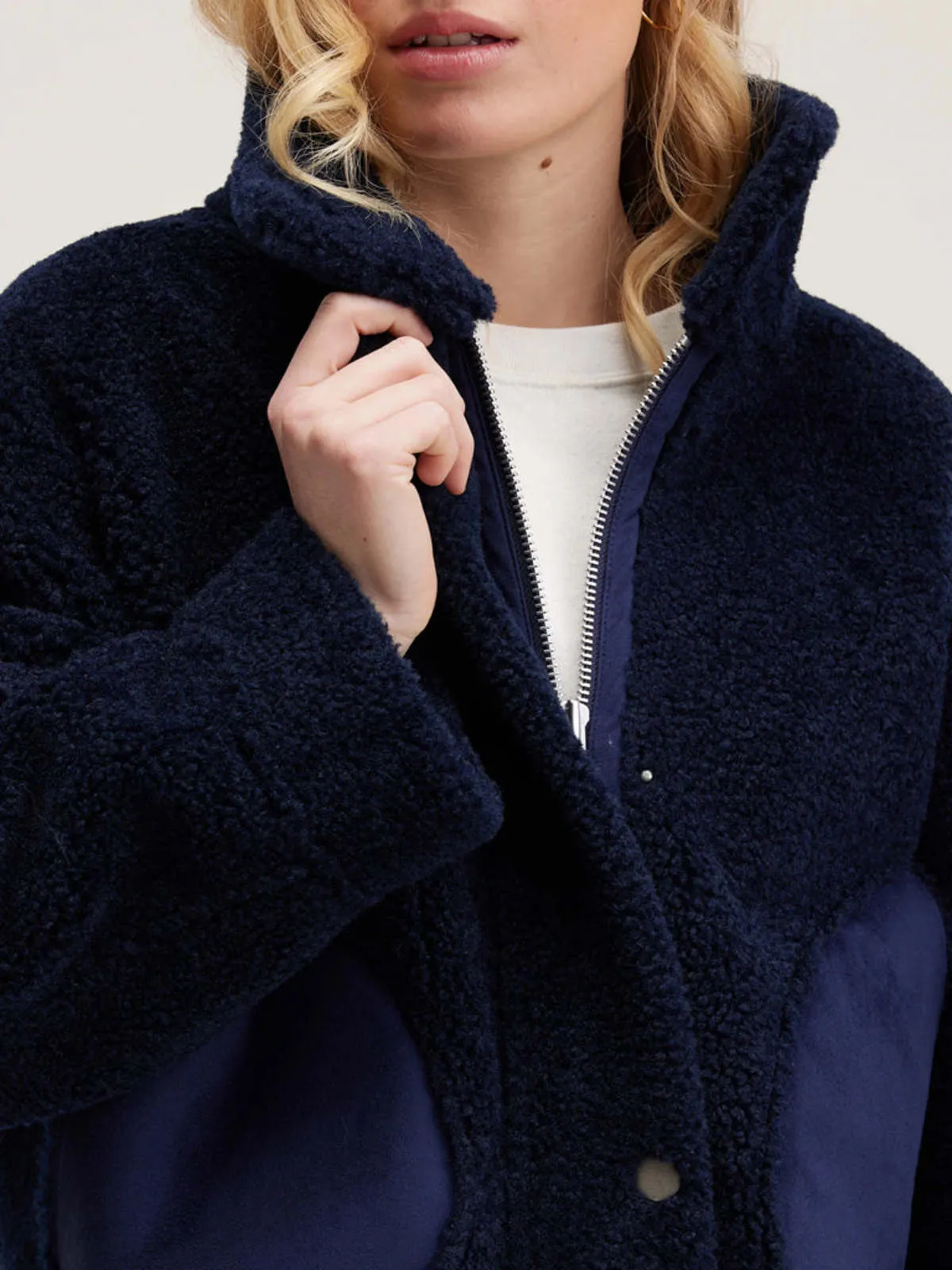 Edwige Fleece Jacket - Naval