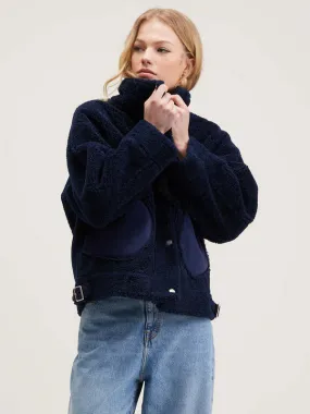 Edwige Fleece Jacket - Naval