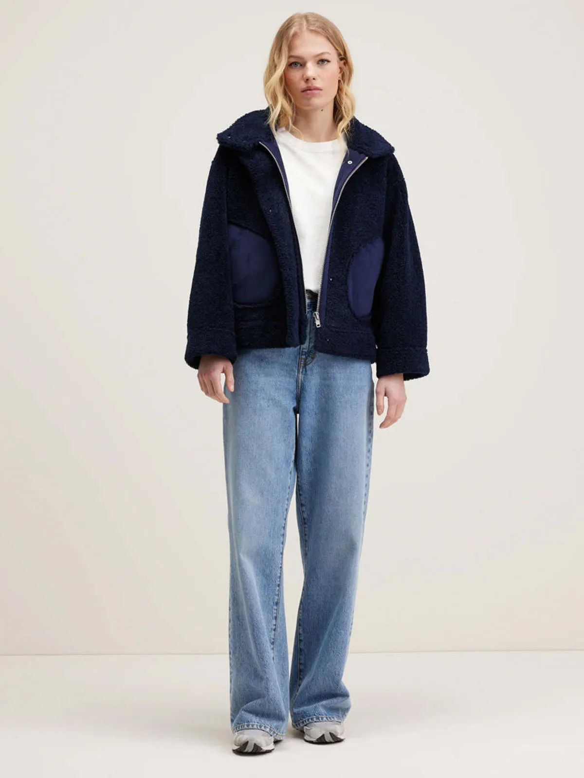 Edwige Fleece Jacket - Naval