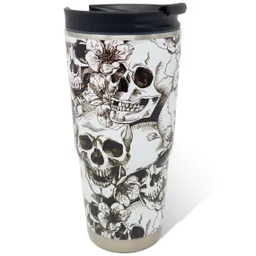 Engel White Skull 22oz Halloween Tumbler