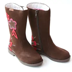 FINAL SALE - L'Amour Girls Tall Flower Fall Boot