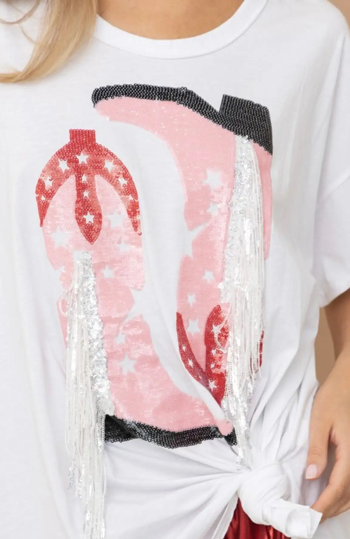 Fringe-y Cowboy Boots Graphic Tee