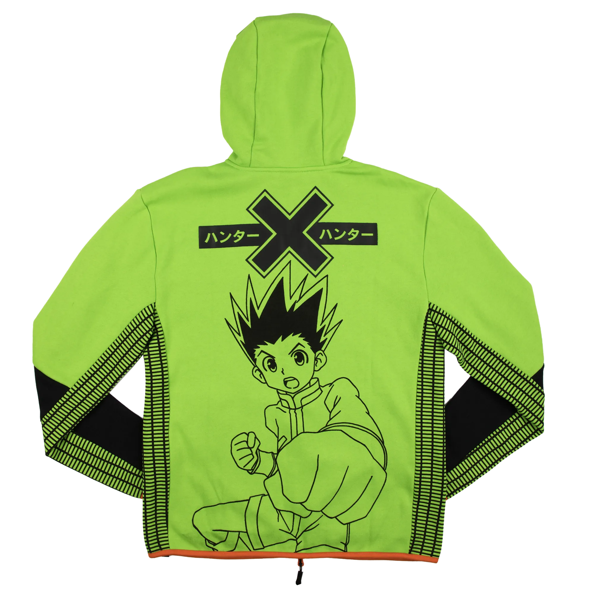 Gon Freecss Contrast Zip Hoodie