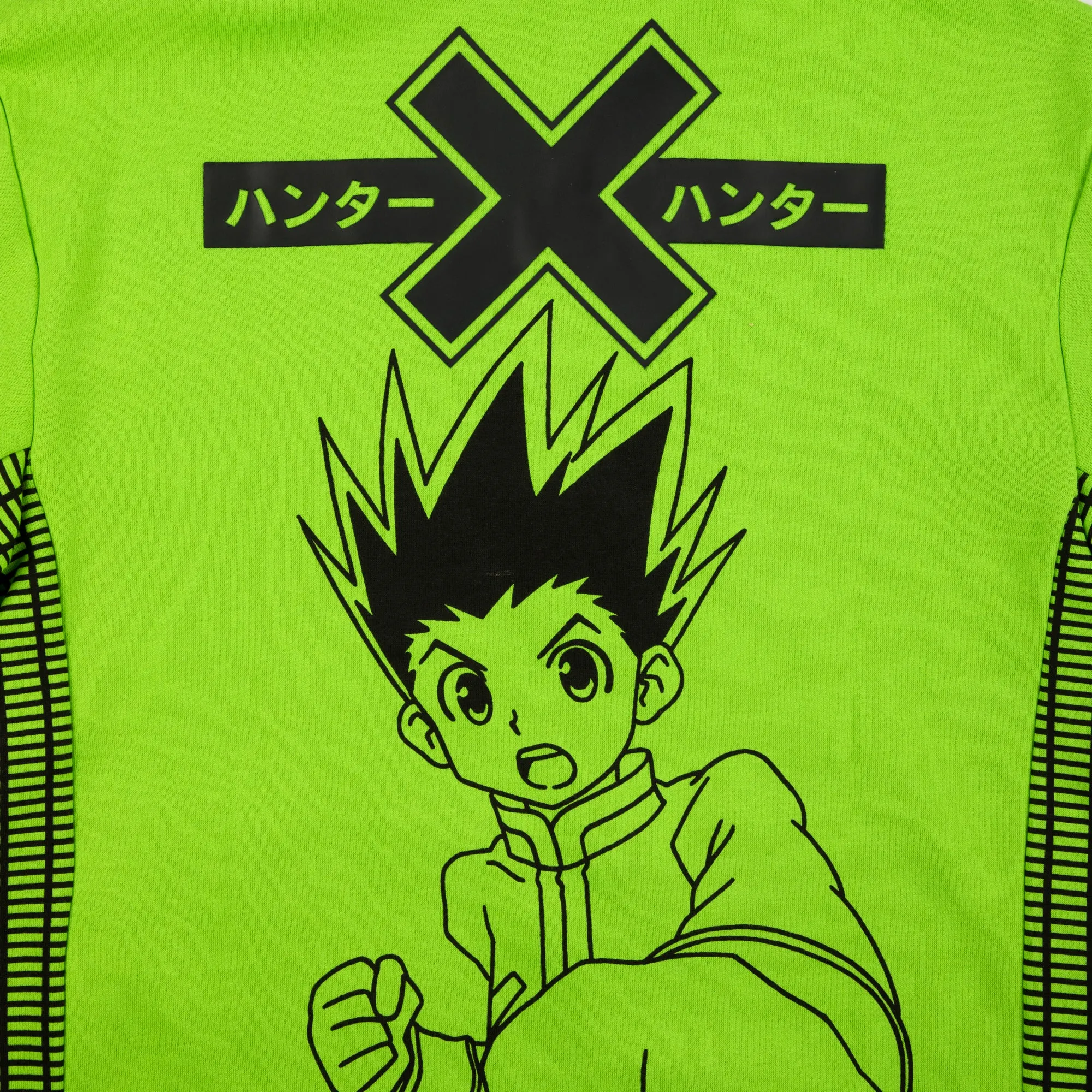 Gon Freecss Contrast Zip Hoodie