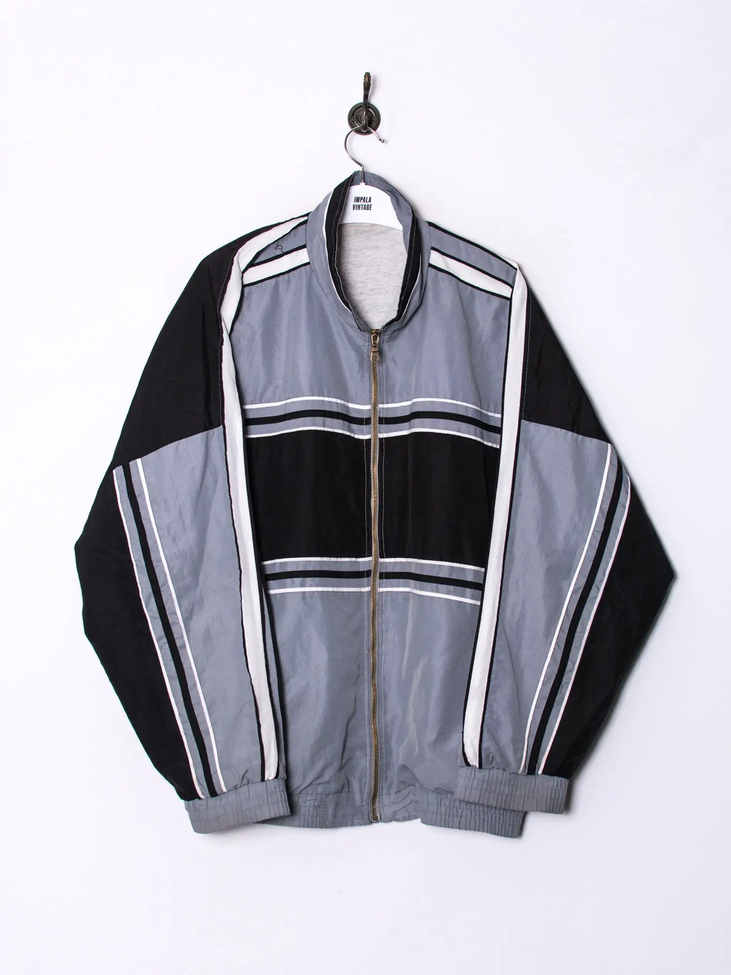 Grey Stripe Track Jacket