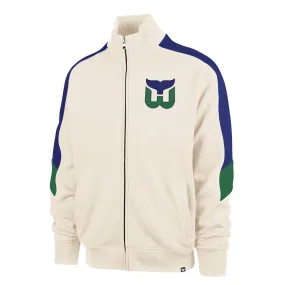 HARTFORD WHALERS VINTAGE LC '47 SHOOT OUT TRACK JACKET