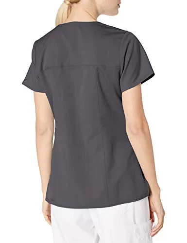 HeartSoul 20972A Scrubs Women's Head Over Heels Beloved V-Neck Top