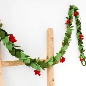 Holly Christmas Garland