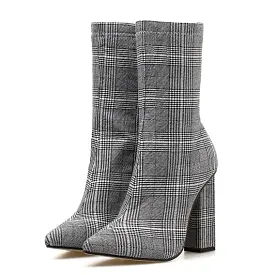 Hood Tweed Boots