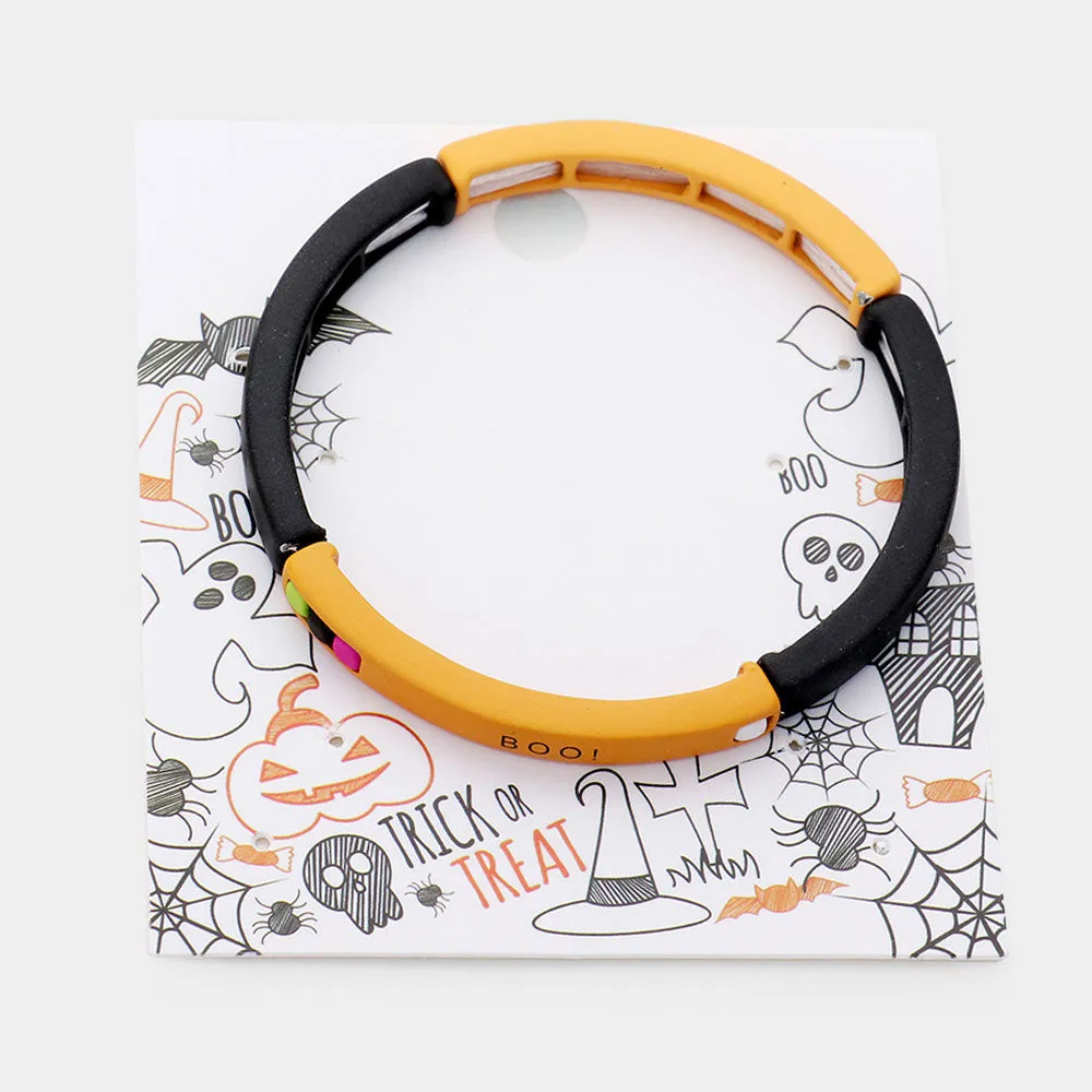 iLLASPARKZ Boo Halloween Stretch Bracelet