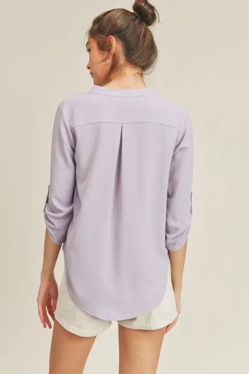 Lush V Neck Top