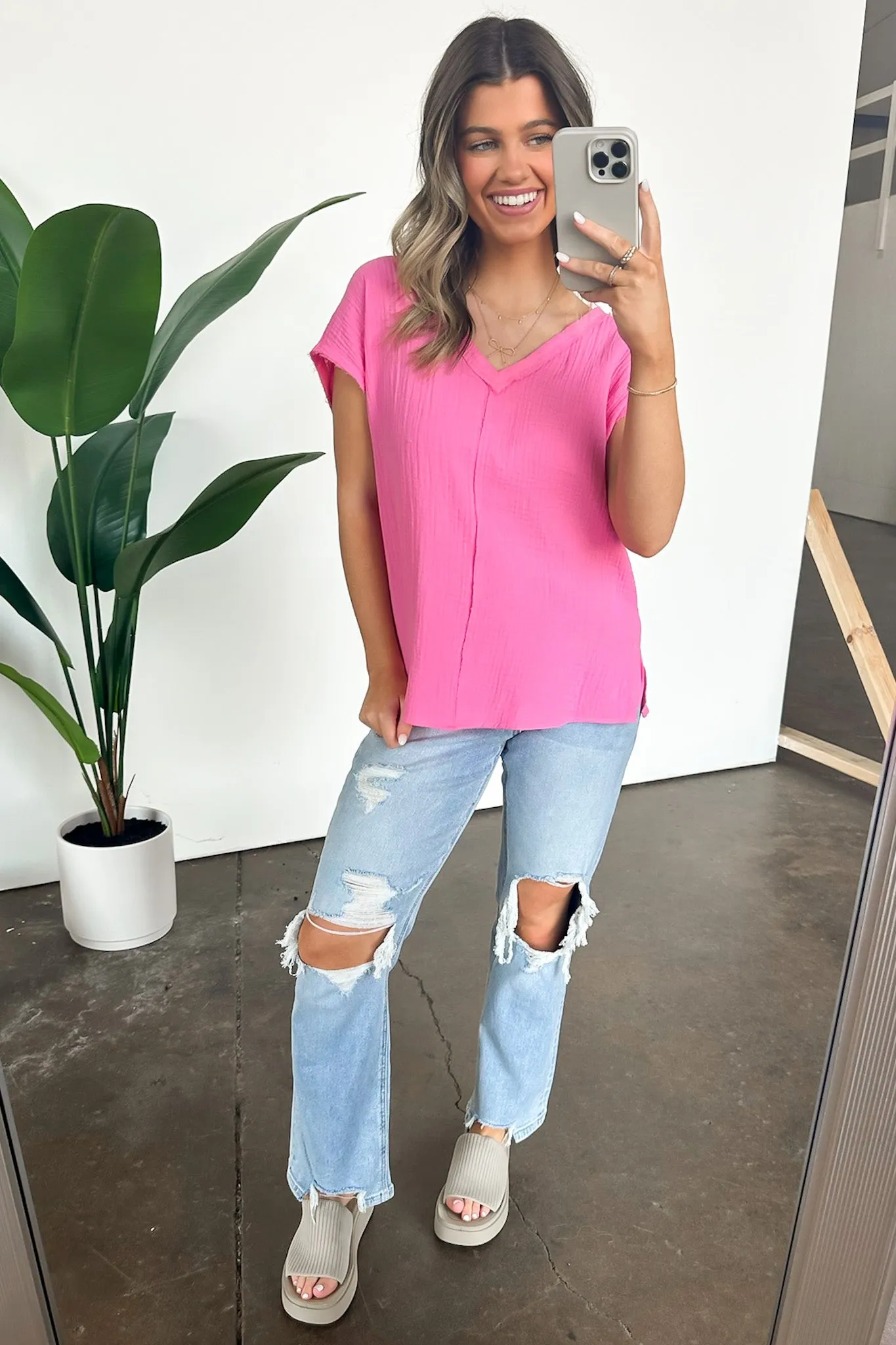 Lynde V-Neck Top