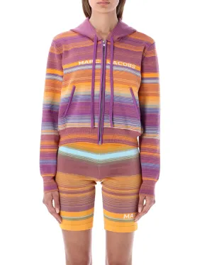 Marc Jacobs Striped Drawstring Hoodie