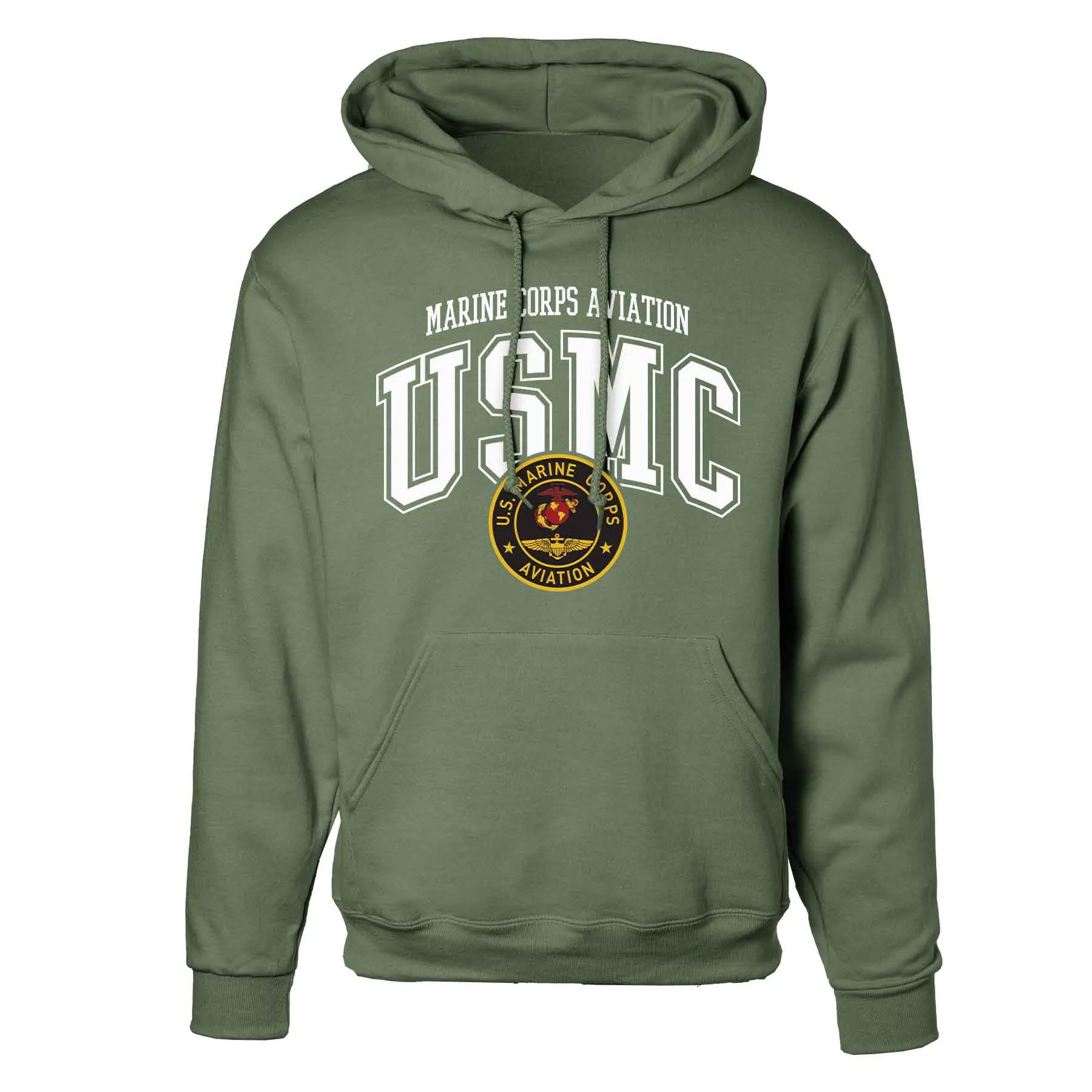 Marine Corps Aviation Arched Hoodie