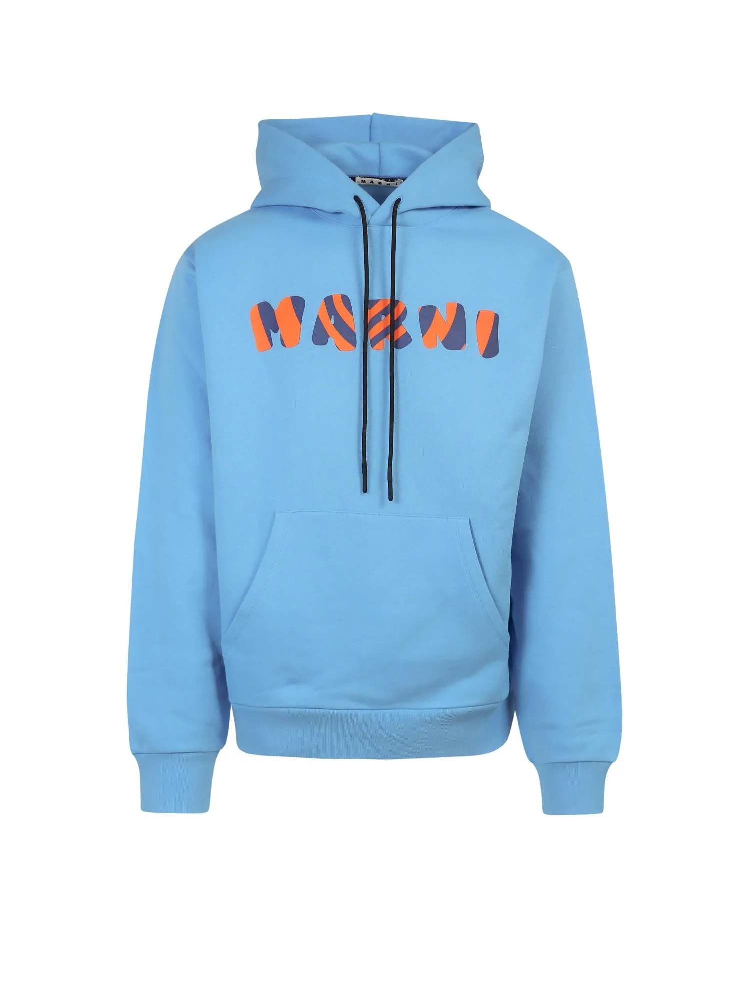 Marni Logo Printed Drawstring Hoodie