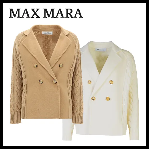 MaxMara  |Wool and cashmere pea coat