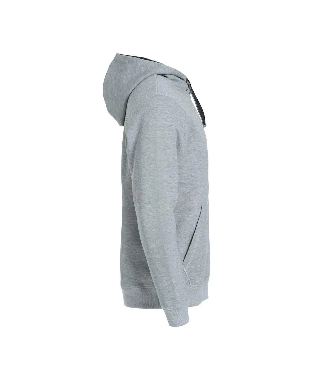 Mens classic melange hoodie grey Clique