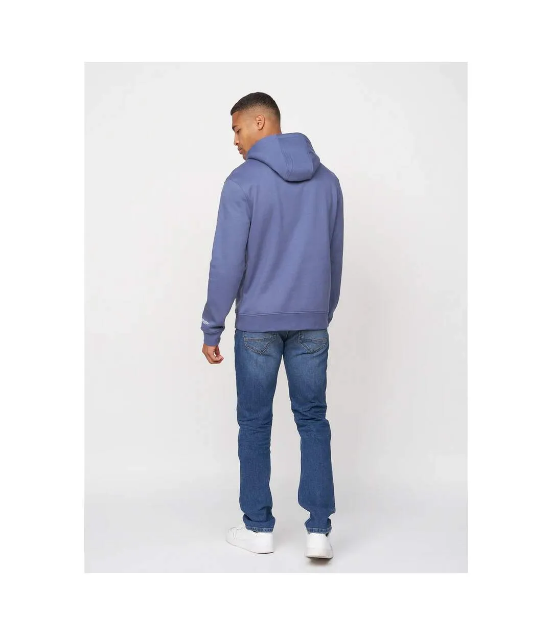 Mens maxima hoodie denim blue Crosshatch