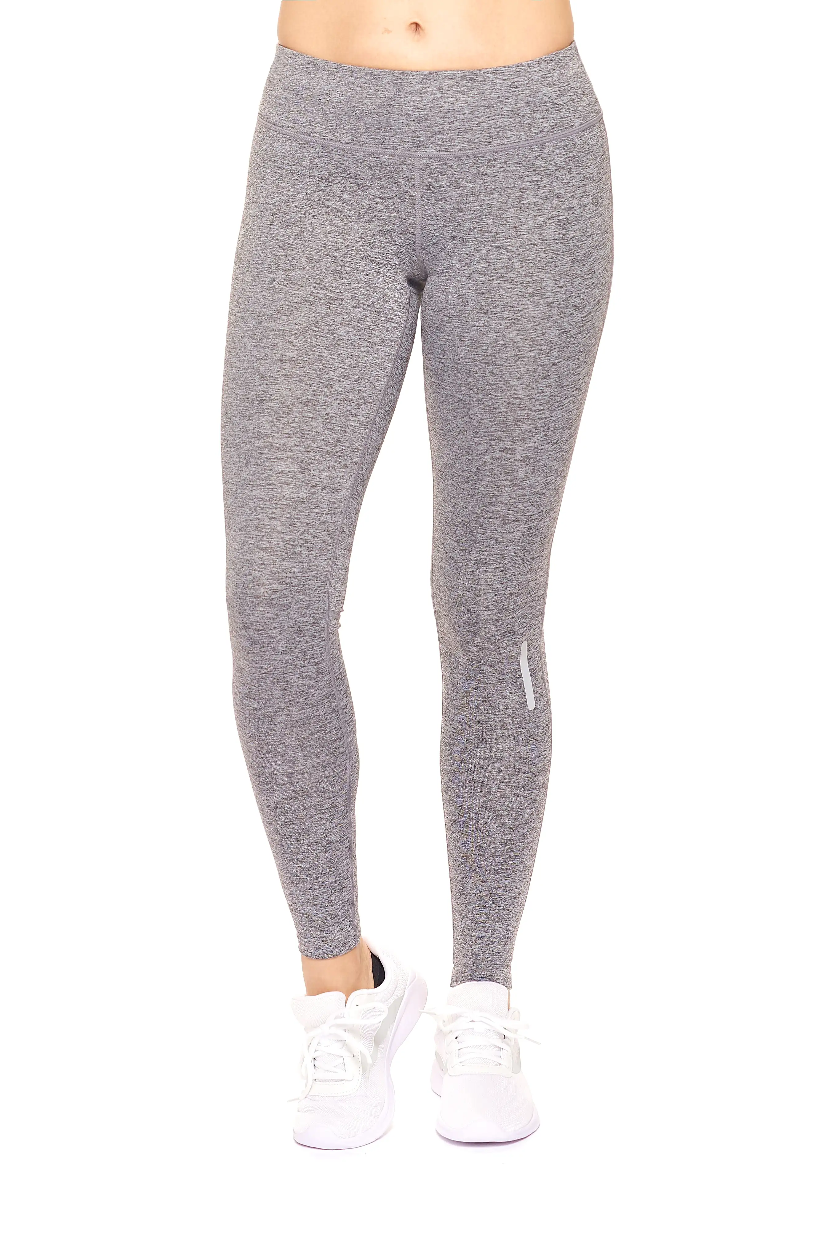 Mid-Rise Zip Pocket Full Length Leggings