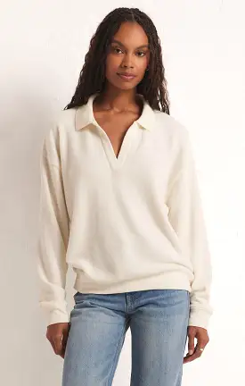 Nico Reverse Fleece Top