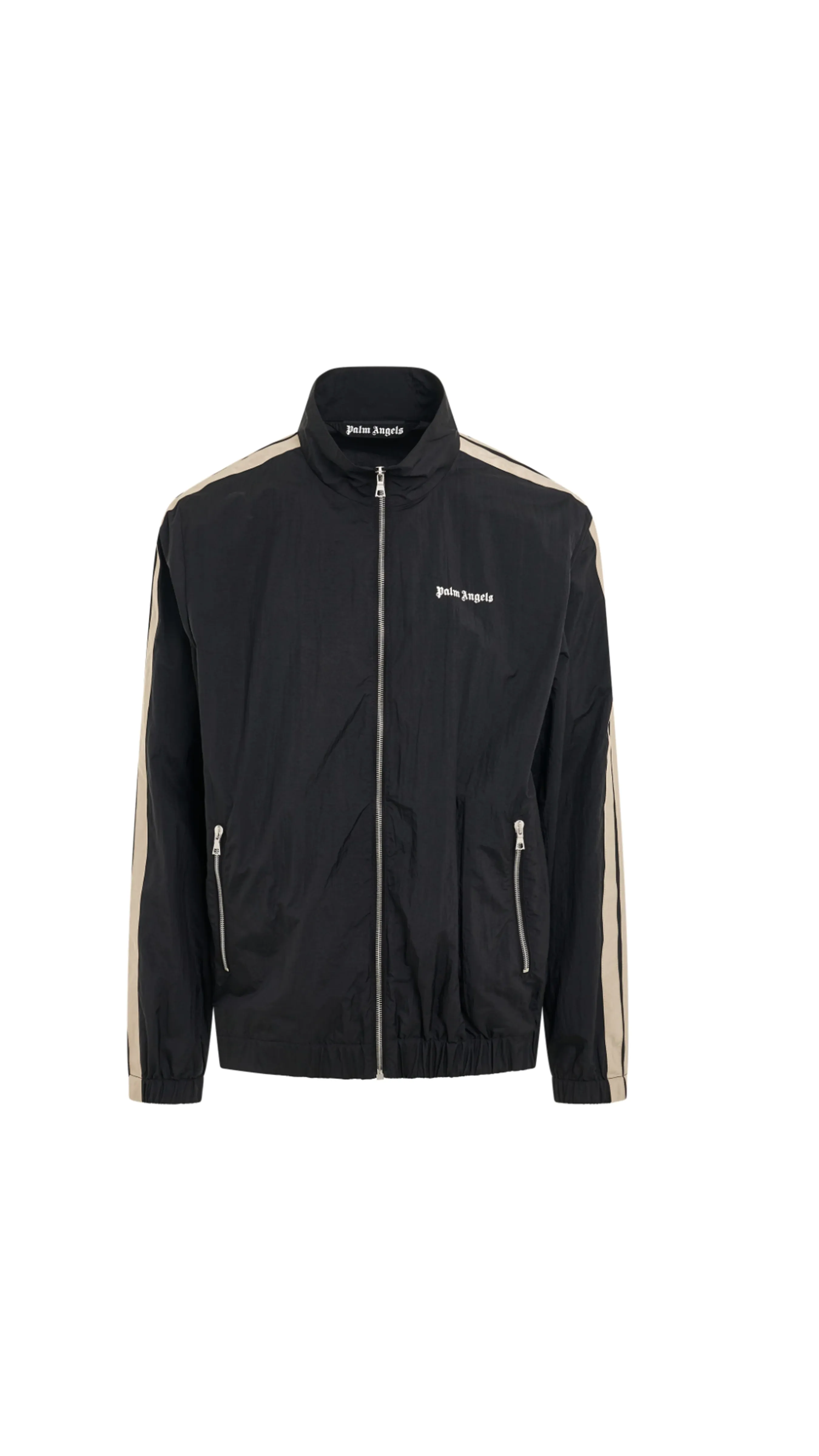 Nylon Track Jacket - Black