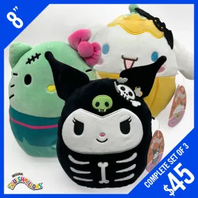 Original Squishmallows! Hello Kitty & Friends: Sanrio Halloween 8 (Set of 3)