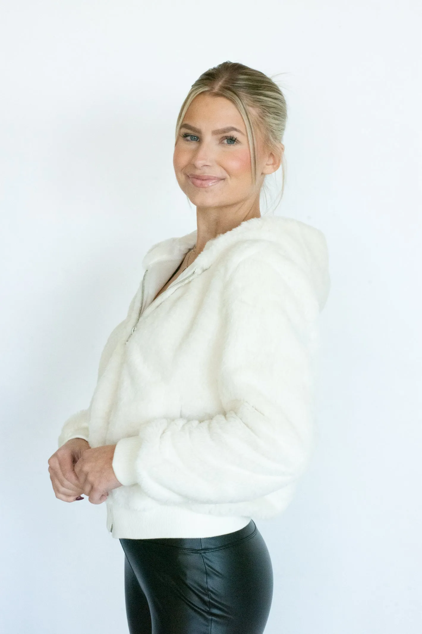 Pass the Cocoa Faux Fur Hooded Jacket - 3 Colors