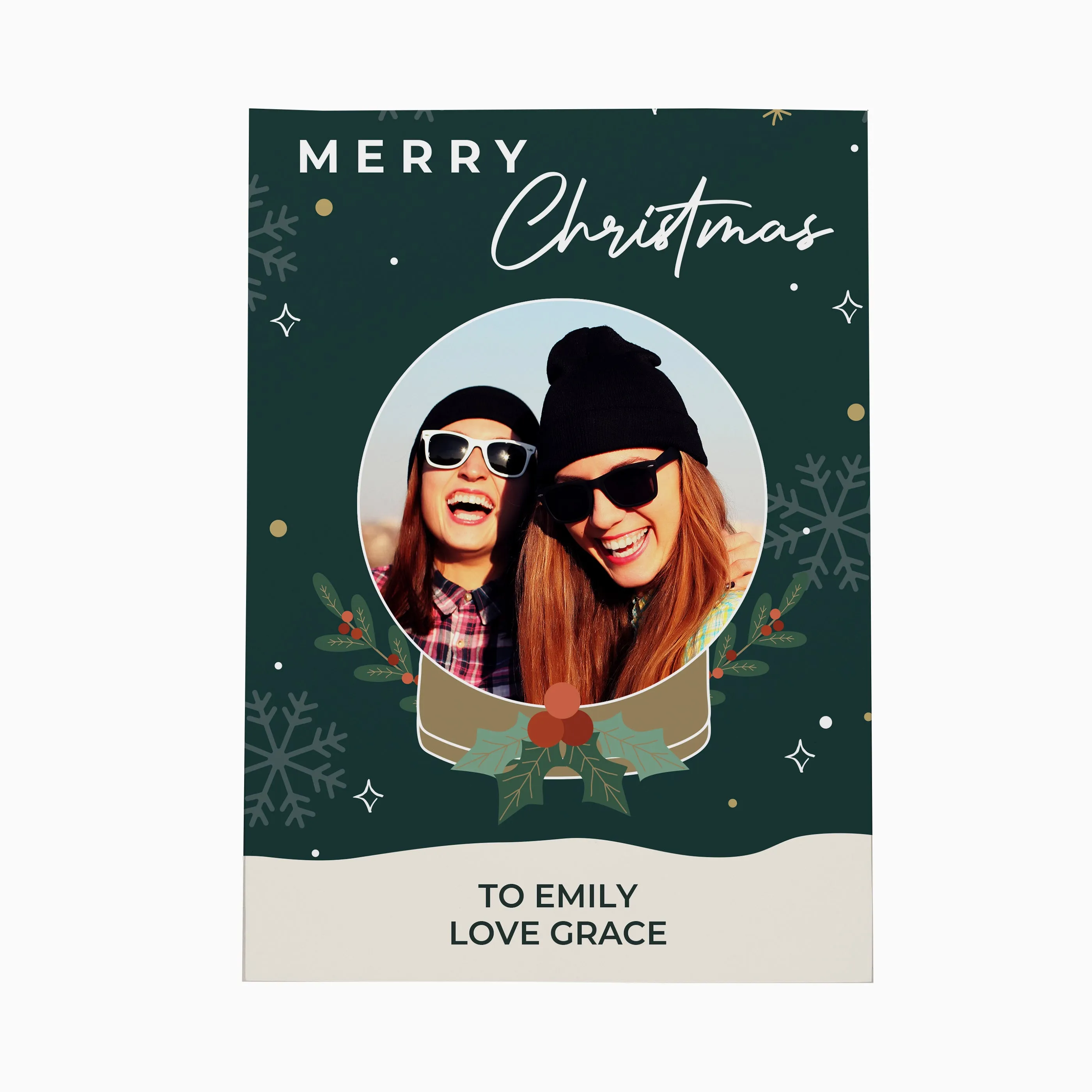 Personalised Photo Upload Christmas Card