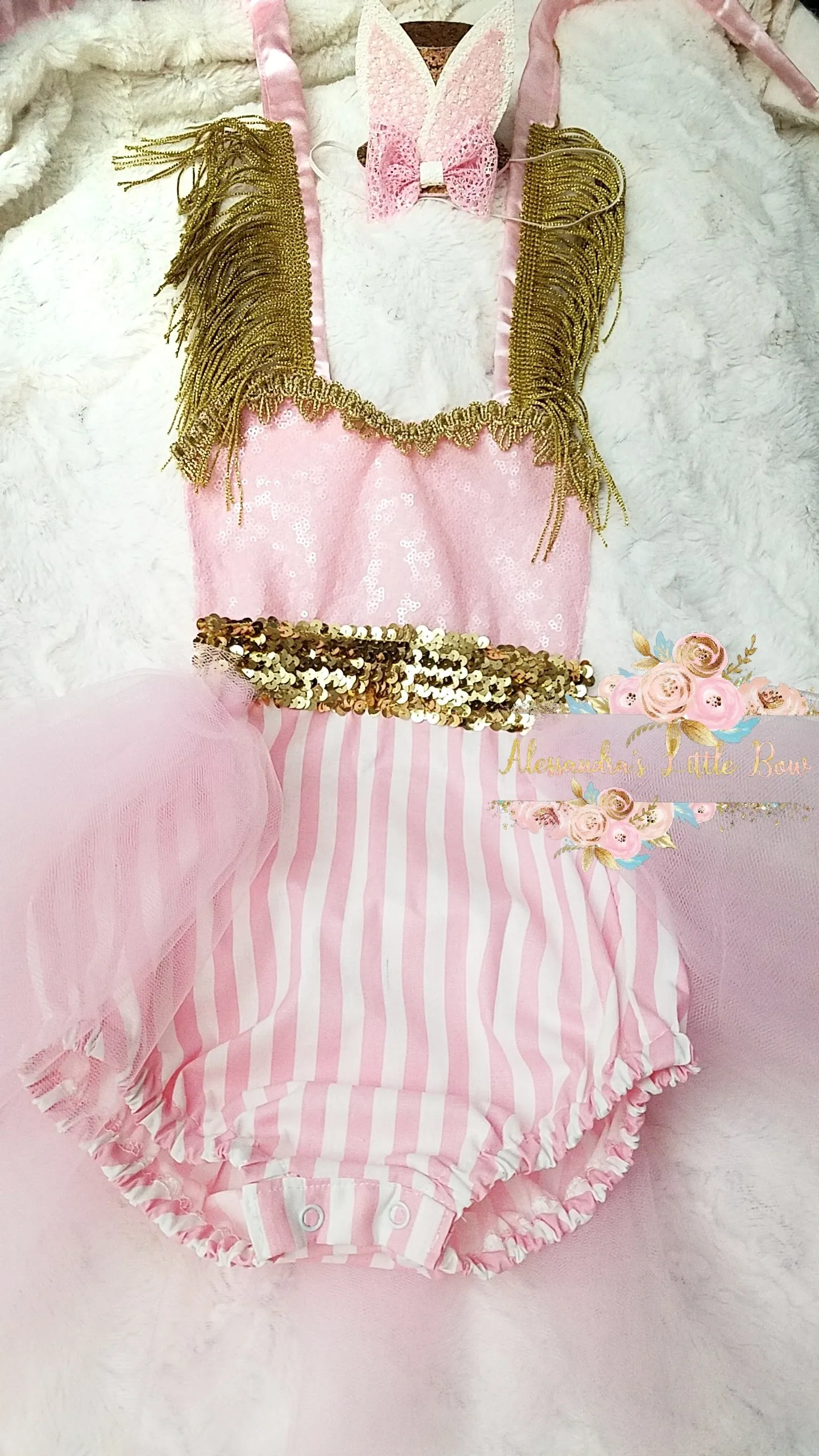 Pink Circus Romper