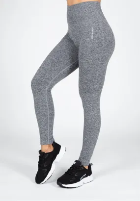 Quincy Seamless Leggings - Gray Melange - M/L Gorilla Wear