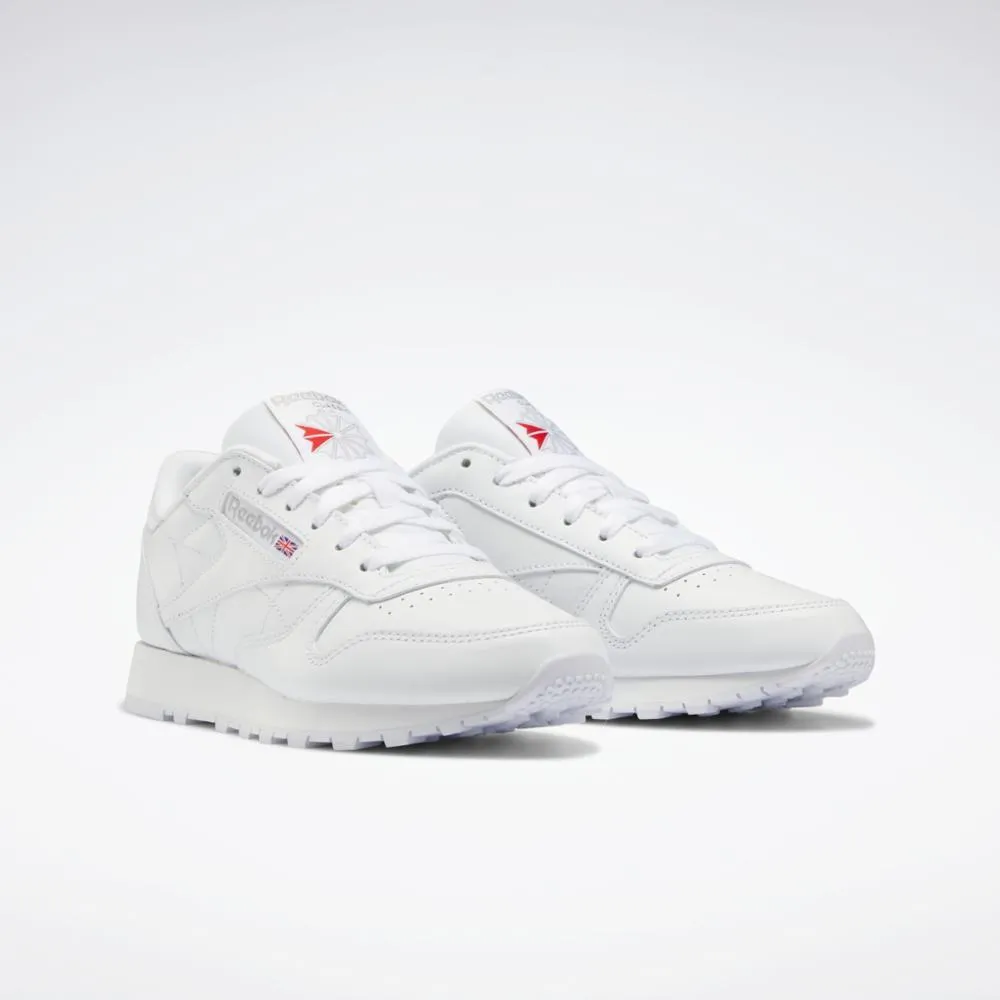 Reebok Classic Pure White Women's Leather Sneaker